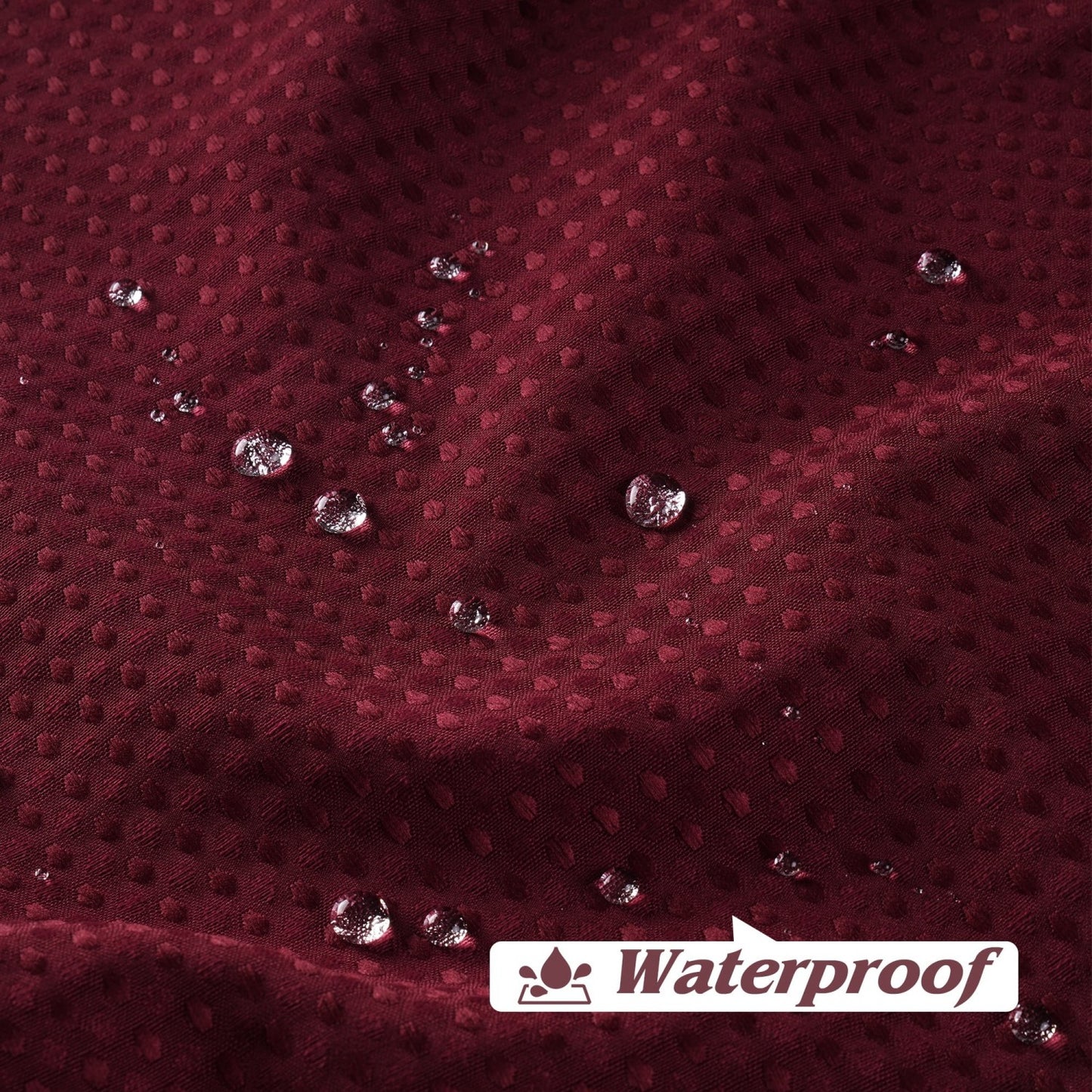 LunaLulinlk Thick Waffle Weave Shower Curtain