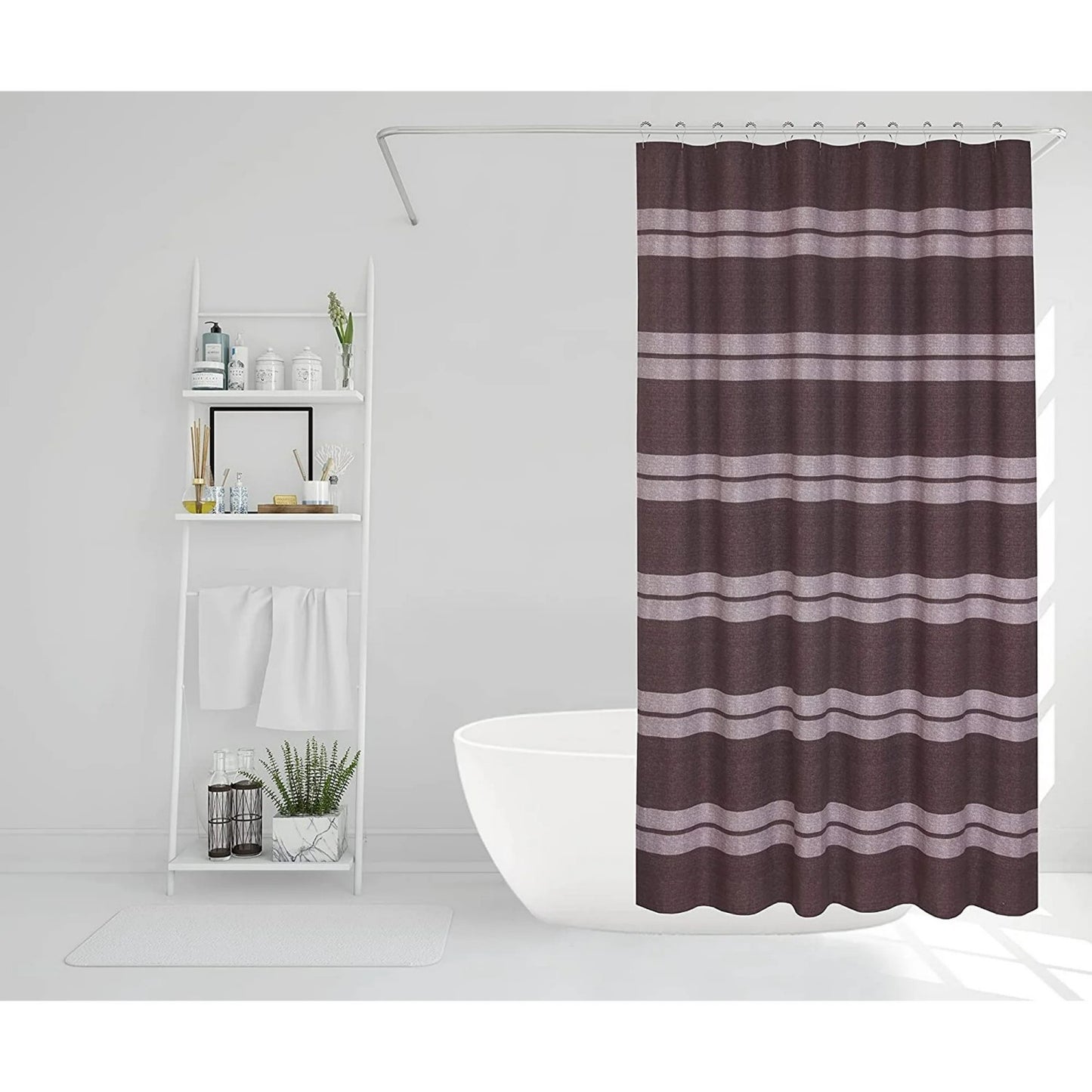LunaLulinlk Shower Curtains 72x72 inch Polyester Cotton Blend