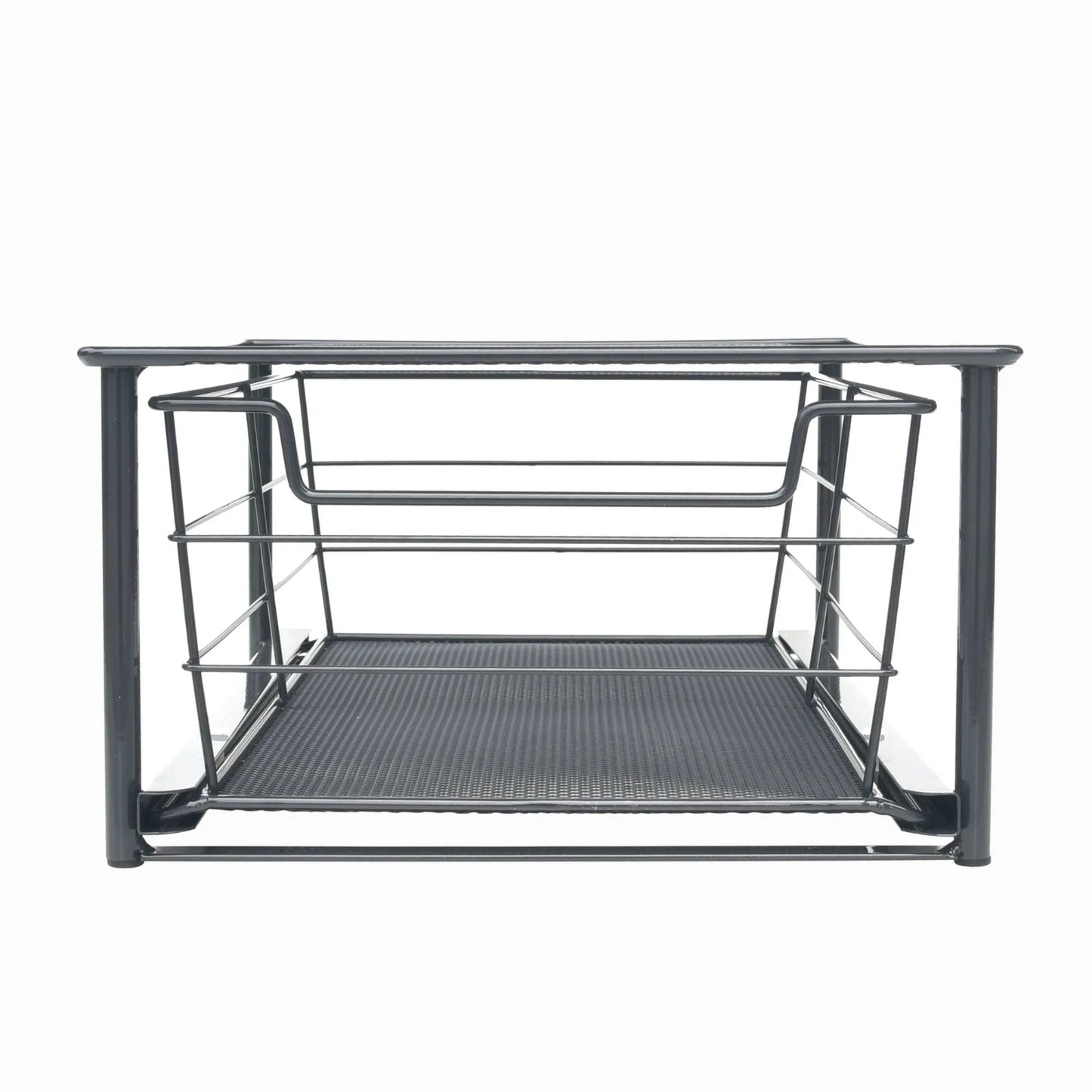 LunaLulinlk Small Stackable Slide-Out Drawer Organizer, Black