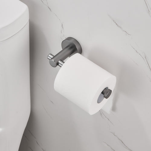 LunaLulinlk Toilet Paper Holder Gun Grey Thicken Space Aluminum Toilet Roll Holder