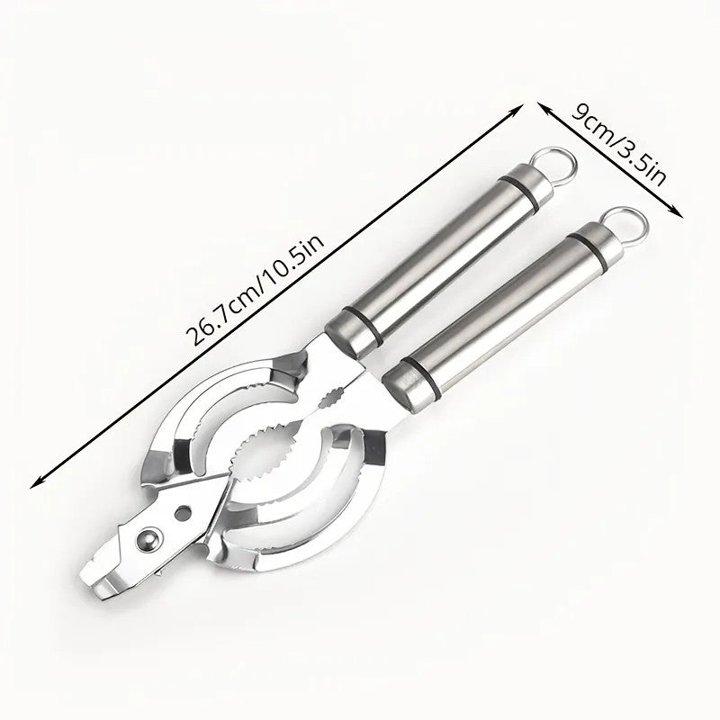 LunaLulinlk1pc, Can Opener, 304 Stainless Steel Jar Opener, All Metal Construction Adjustable Jar Opener