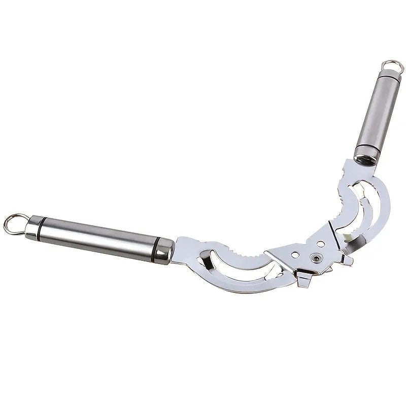 LunaLulinlk1pc, Can Opener, 304 Stainless Steel Jar Opener, All Metal Construction Adjustable Jar Opener