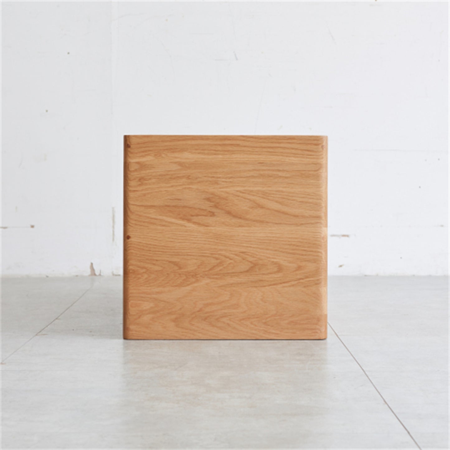 LunaLulinlk Solid Oak Storage Cabinet for Living Room - Free-Standing Corner Cabinets Storage Table for Entryway Kitchen Hallway