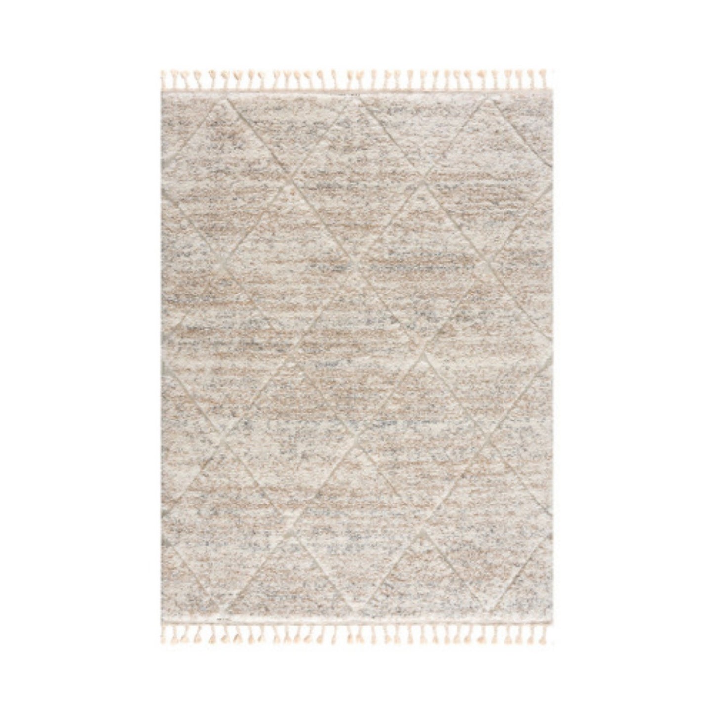 LunaLulinlk Trellis Area Rug in Cream