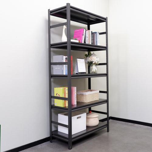 LunaLulinlk Storage Shelves 5 Tier Heavy Duty Metal Shelving Unit Adjustable Shelving Units and Storage Rack Kitchen Garage Shelf
