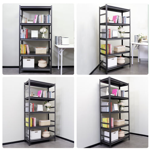 LunaLulinlk Storage Shelves 5 Tier Heavy Duty Metal Shelving Unit Adjustable Shelving Units and Storage Rack Kitchen Garage Shelf