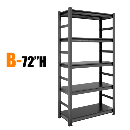LunaLulinlk Storage Shelves 5 Tier Heavy Duty Metal Shelving Unit Adjustable Shelving Units and Storage Rack Kitchen Garage Shelf