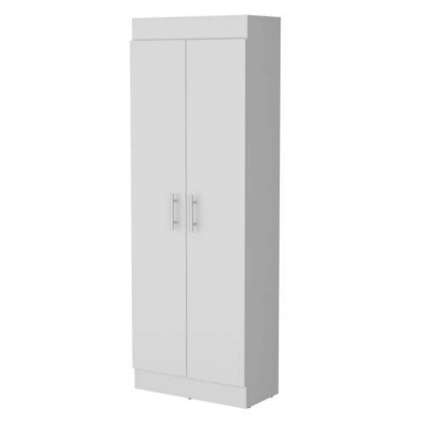 LunaLulinlk White 5-Shelf Storage Pantry Cabinet