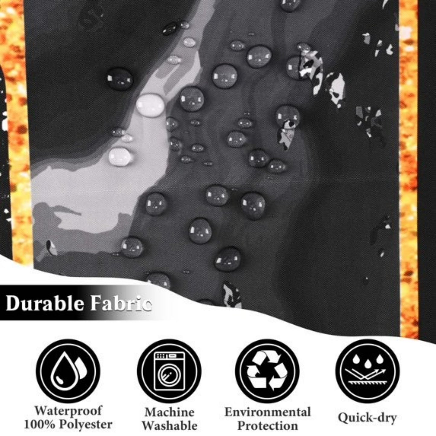 LunaLulinlk Shower Curtain with Hooks