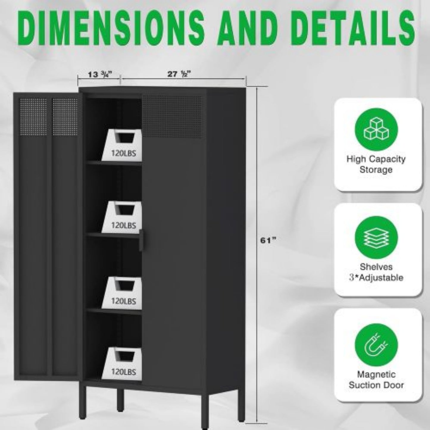 LunaLulinlk The metal food storage cabinet,Kitchen Storage