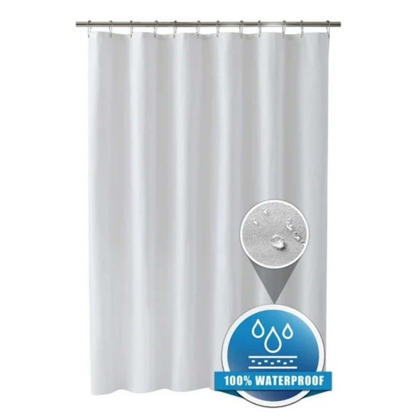 LunaLulinlk Waterproof Fabric Shower Curtain