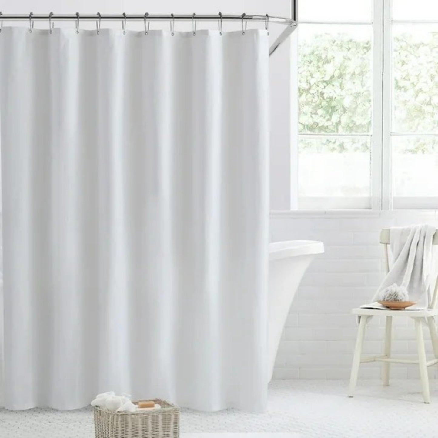 LunaLulinlk Waterproof Fabric Shower Curtain