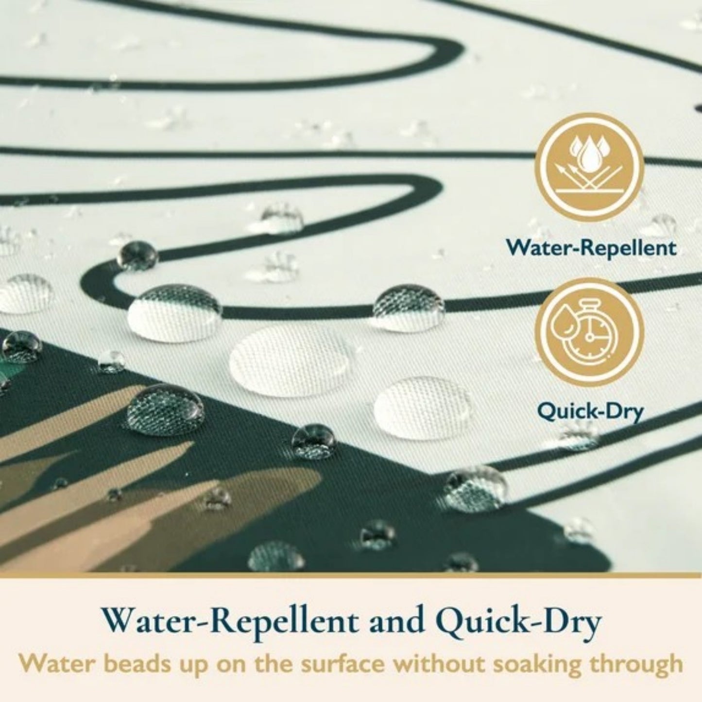 LunaLulinlk Shower Curtain with Hooks – Heavy-Duty Mold/Mildew-Resistant