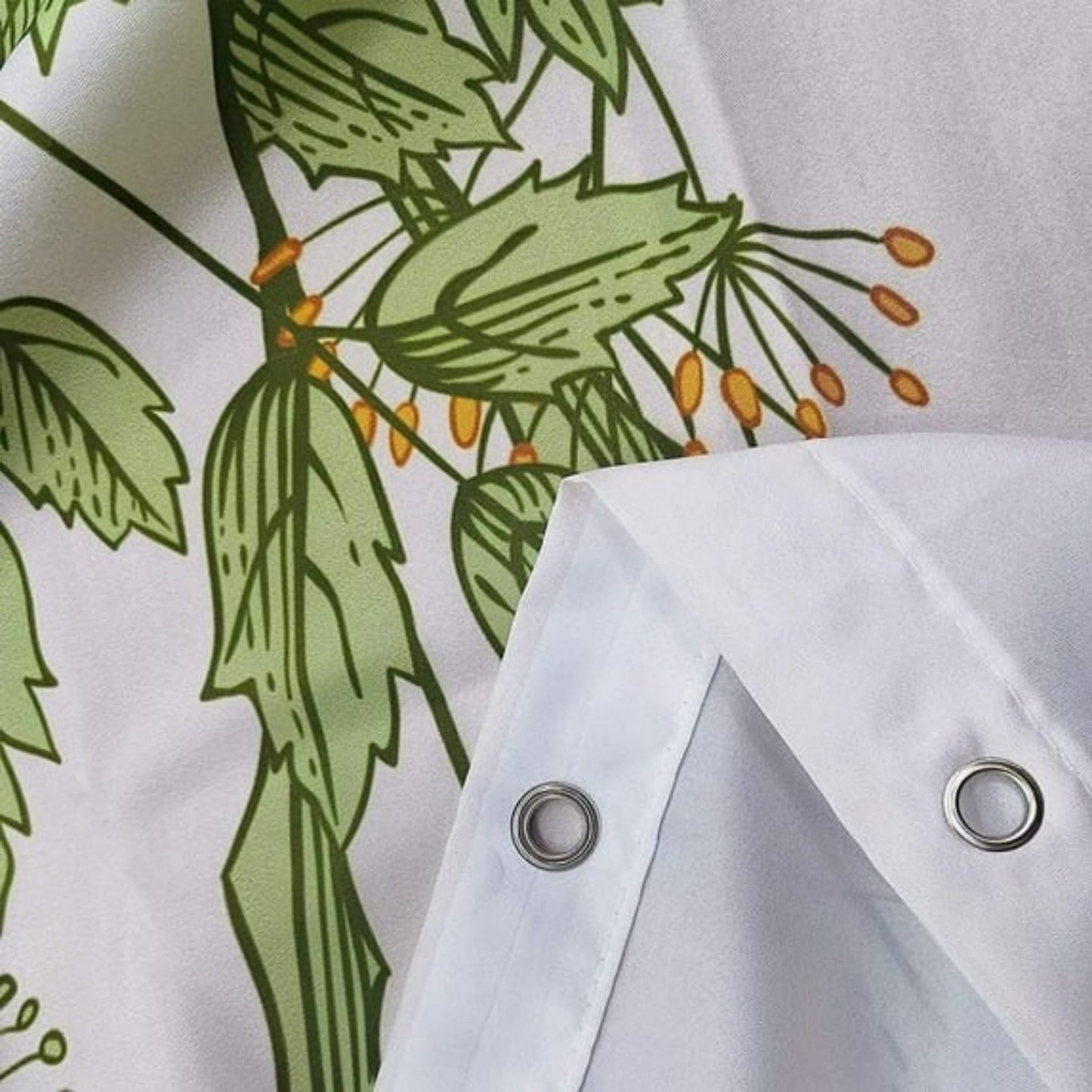 LunaLulinlk Wildflower Botanical Shower Curtain