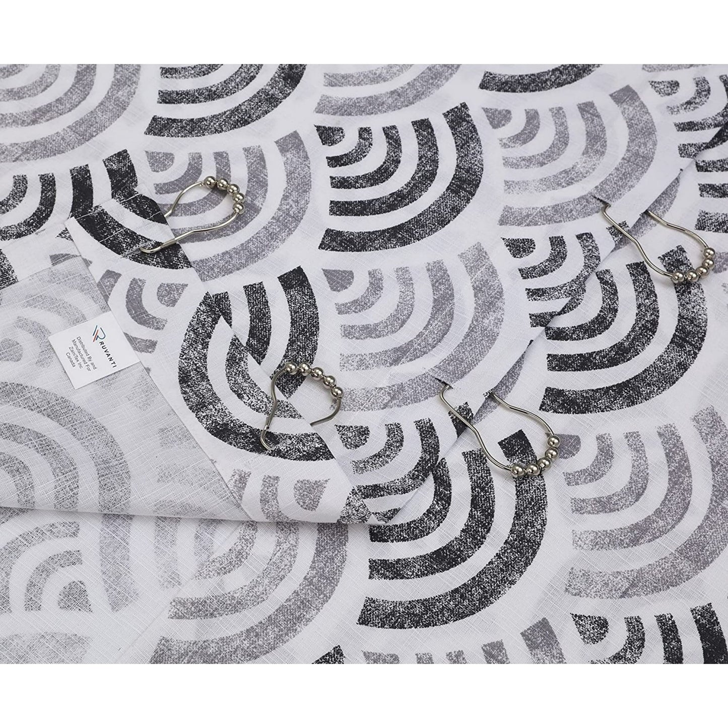 LunaLulinlk Shower Curtains 72x72 inch Polyester Cotton Blend