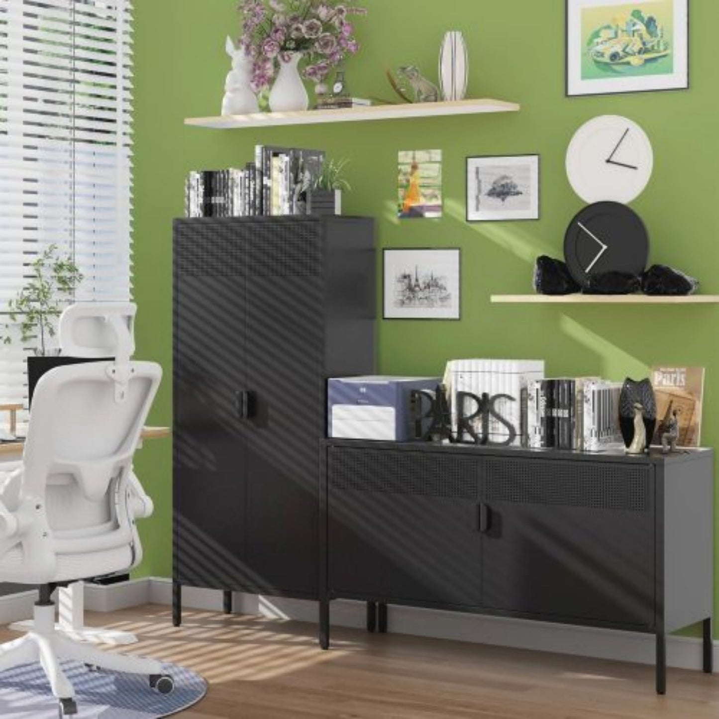 LunaLulinlk The metal food storage cabinet,Kitchen Storage