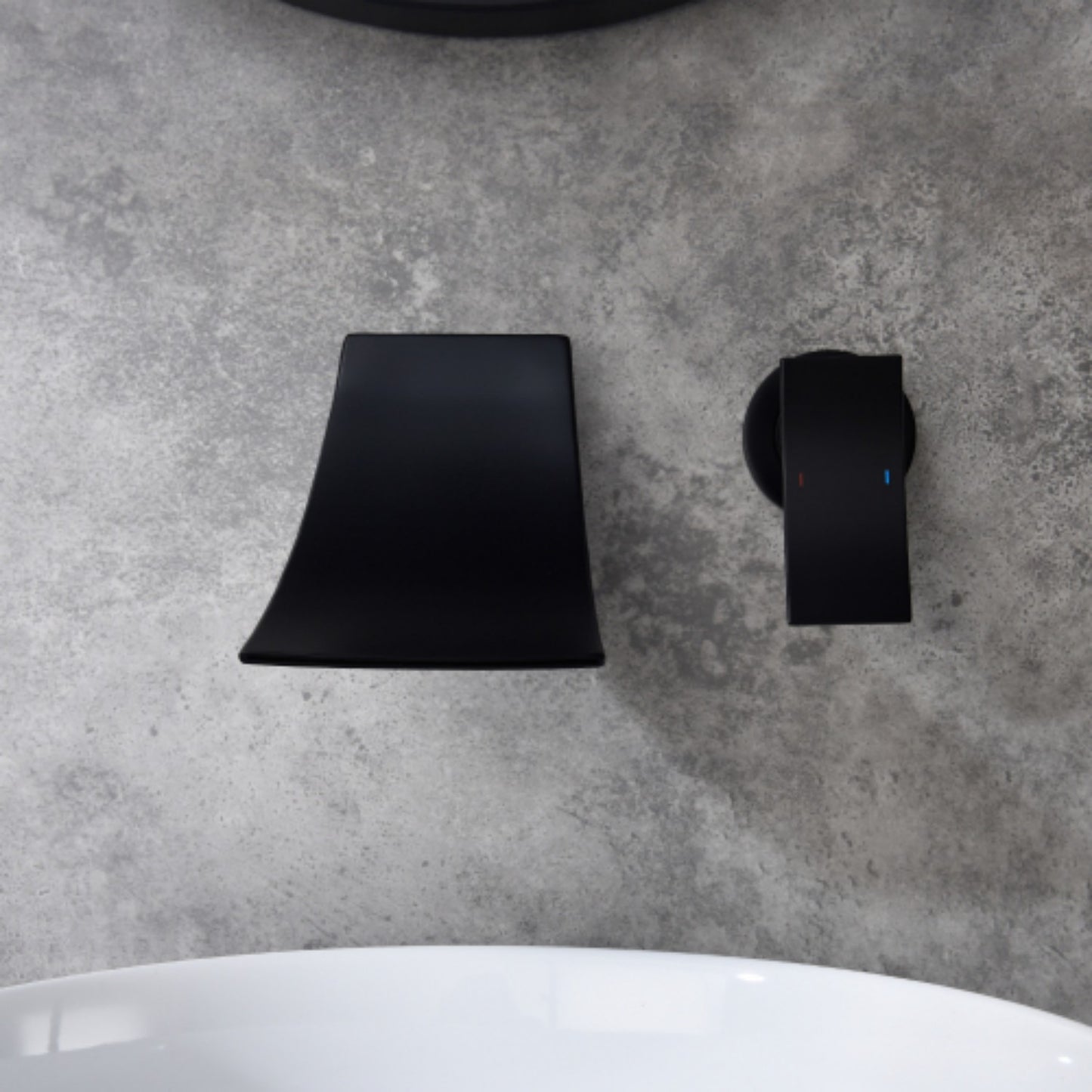 LunaLulinlk Wall Mount Widespread Bathroom Faucet