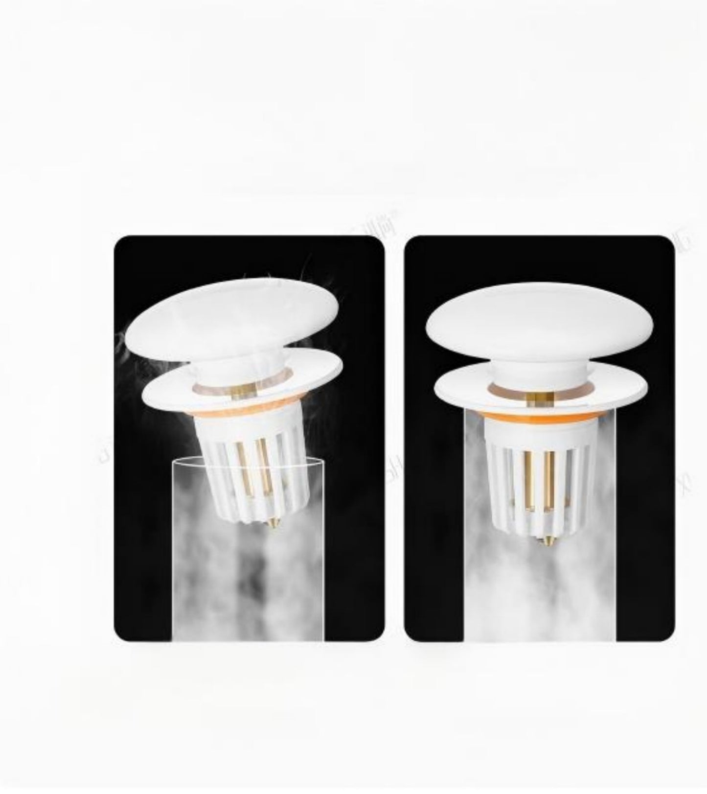 1 ceramic universal size pop-up sink strainer, brass strainer, leak-proof, clog-proof, insect-proof, with hair collector.