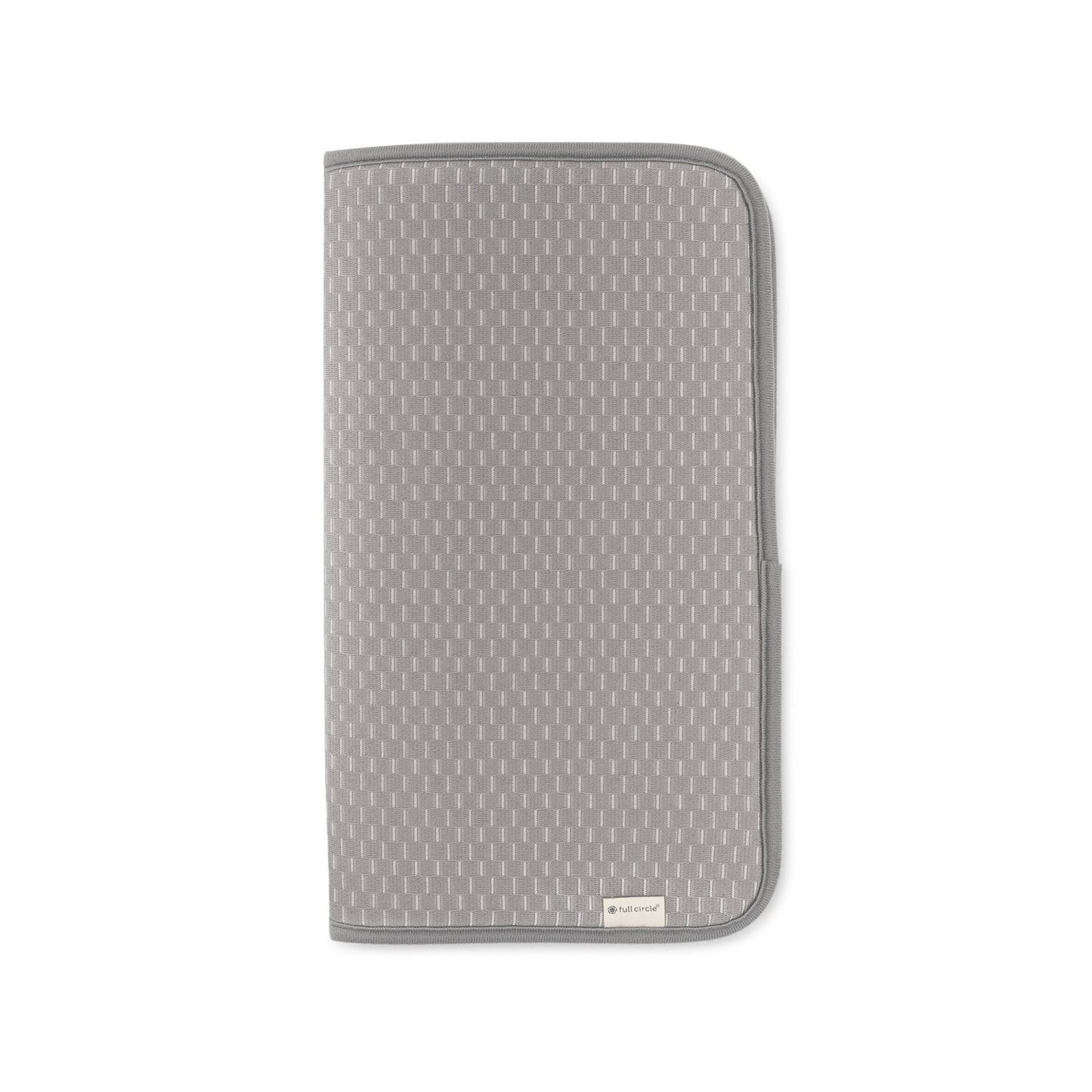 LunaLulinlk Supermatural Recycled Plastic & Charcoal Foam Odor Absorbing Dish Drying Mat - Gray