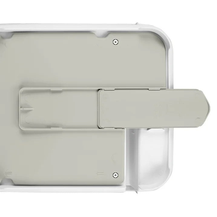 LunaLulinlk Sink Set, Space-efficient, Self-Draining with Retractable Spout, White