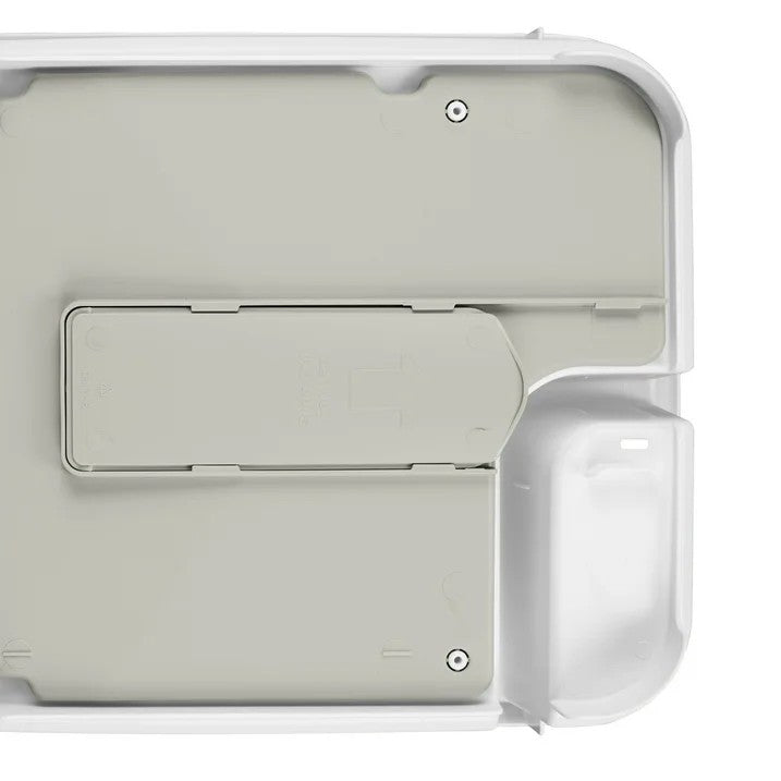 LunaLulinlk Sink Set, Space-efficient, Self-Draining with Retractable Spout, White