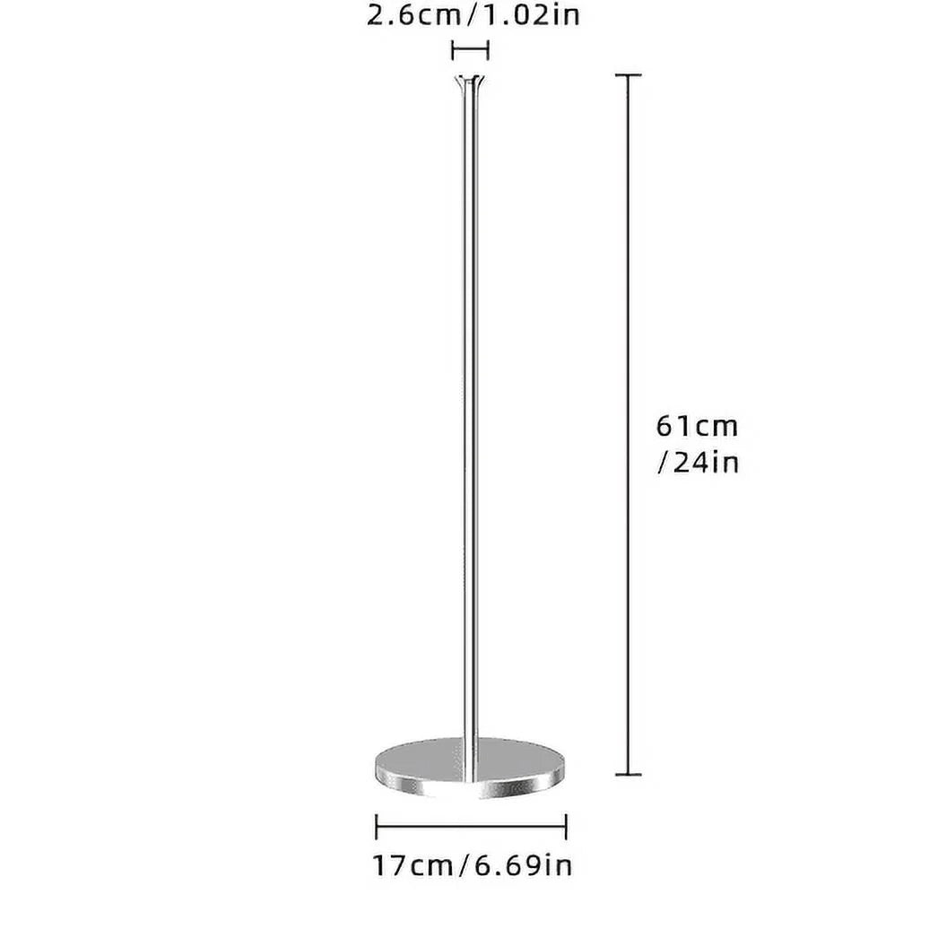 LunaLulinlk Toilet Roll Holder Stand(with Reserve Function), Free-Standing Toilet Paper Storage Holder
