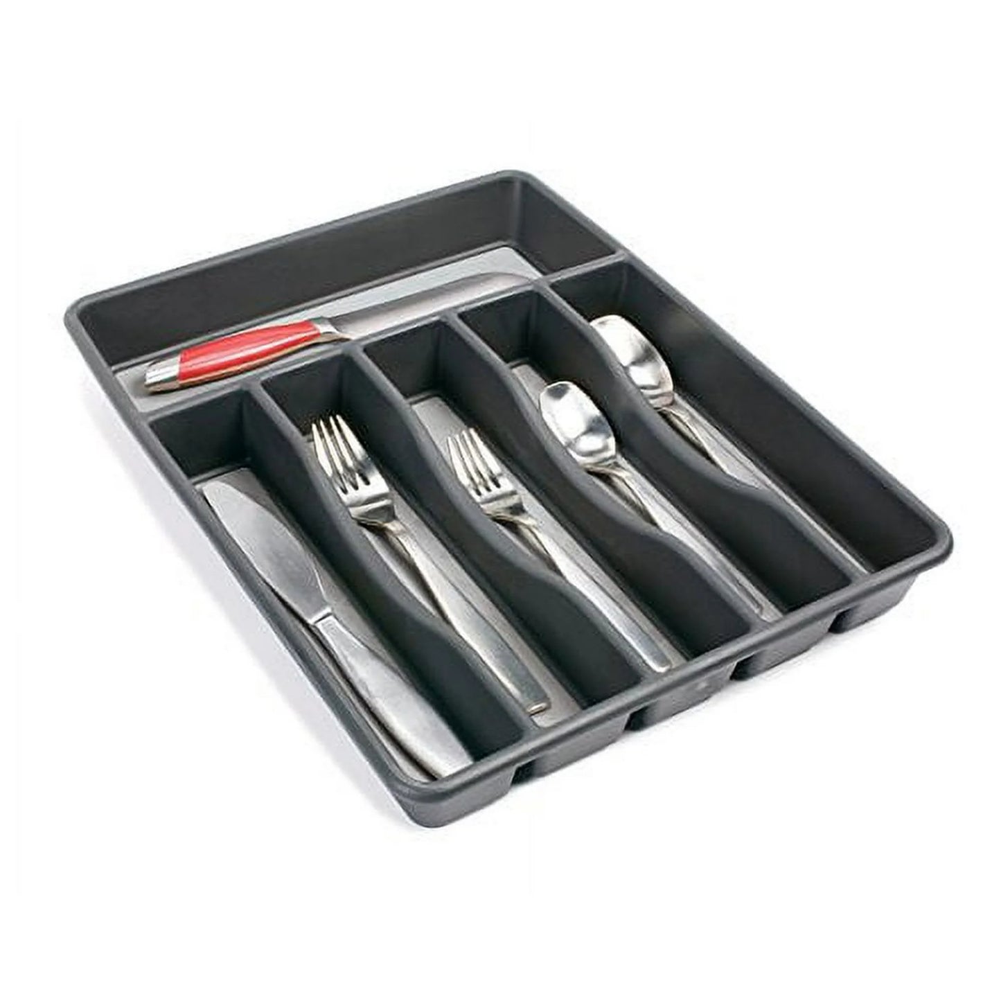 LunaLulinlk Silver Storage Box, Large, Gray