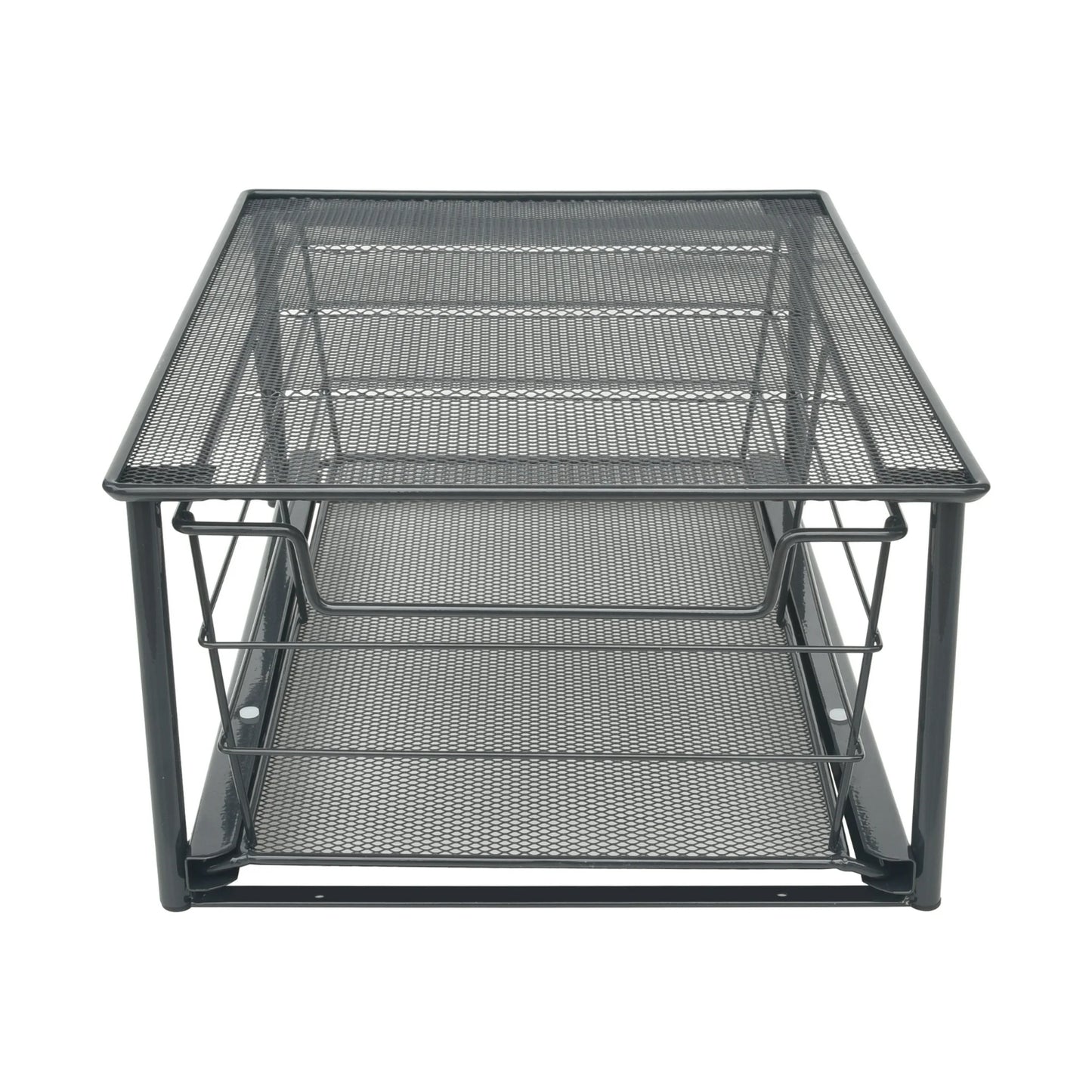 LunaLulinlk Small Stackable Slide-Out Drawer Organizer, Black