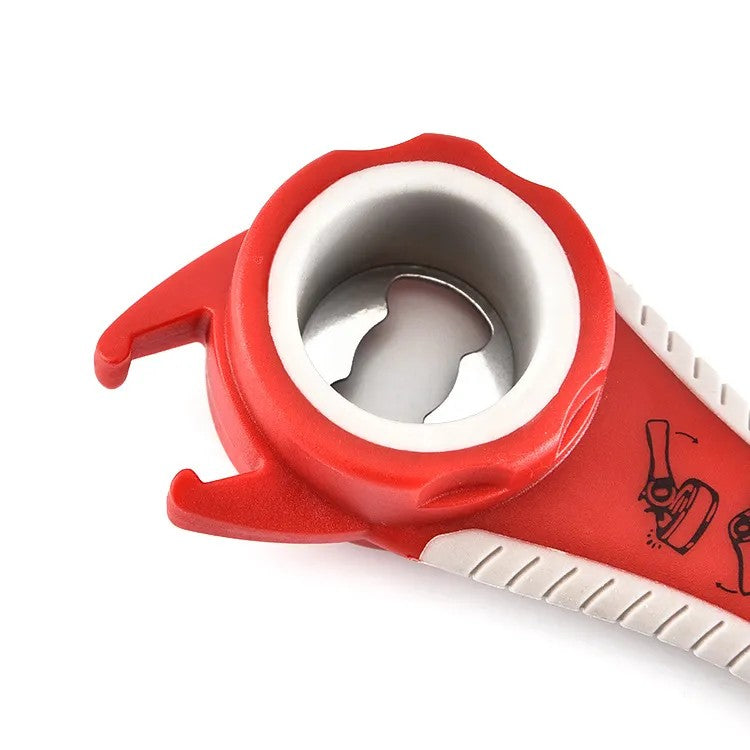 "LunaLulinlk5 in 1 Multi function Stainless Steel plastic Can jar bottle open can Opener Ring Bottle Opener "