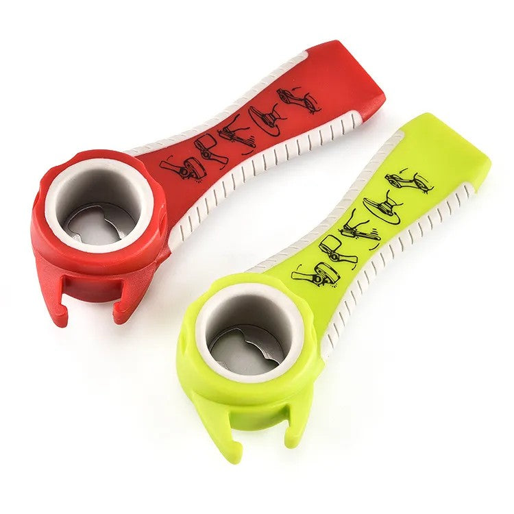 "LunaLulinlk5 in 1 Multi function Stainless Steel plastic Can jar bottle open can Opener Ring Bottle Opener "