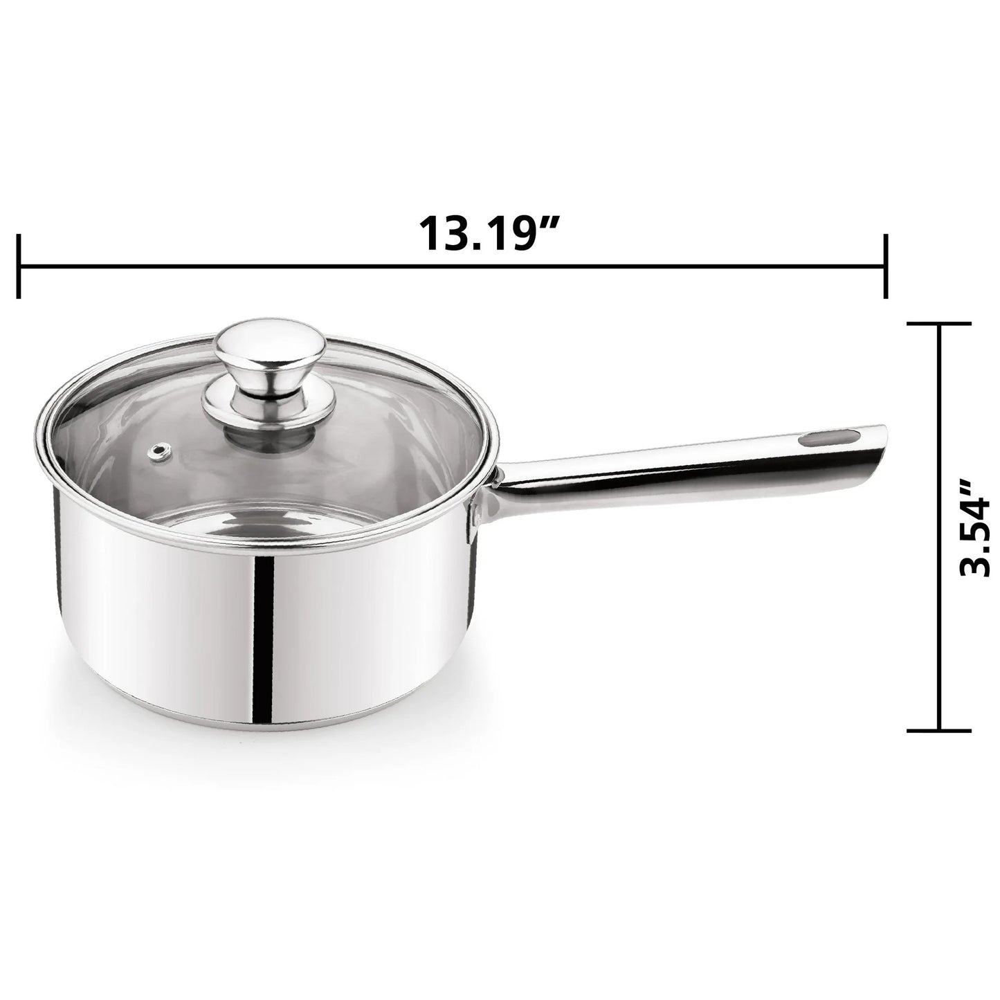 LunaLulinlk Stainless Steel 10Pc Cookware set