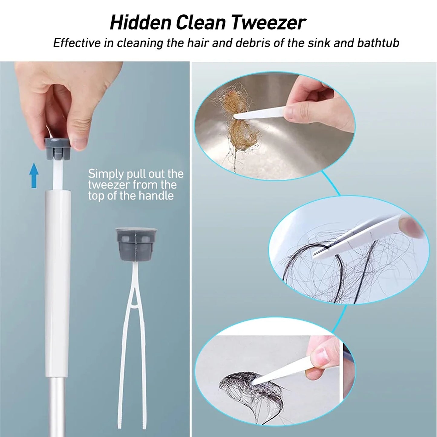LunaLulinlk Toilet Brush and Storage Box Set of 2 - Bathroom Brush Cleaner with Holder