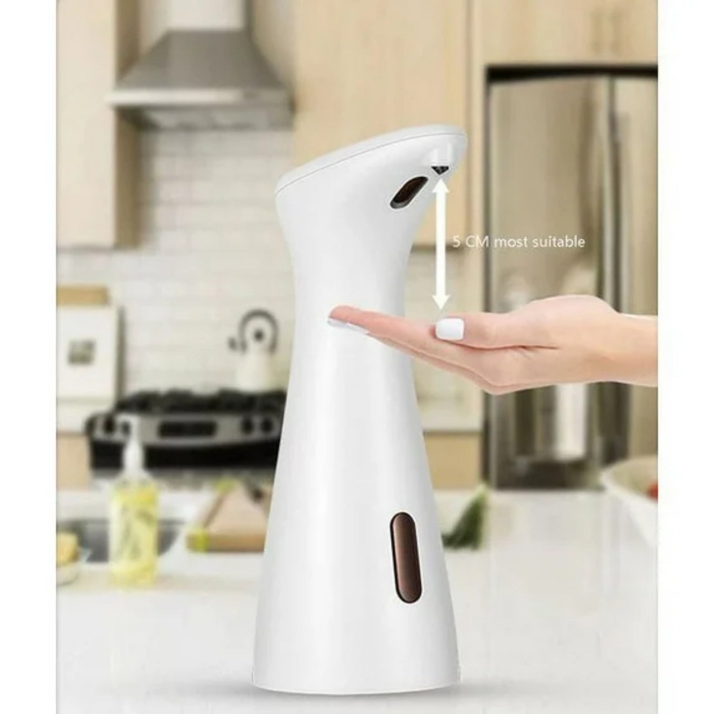LunaLulinlk Soap Dispenser, Automatic Soap Dispenser Touchless Bath Kitchen Countertop Soap Dispenser with Infrared Motion Sensor