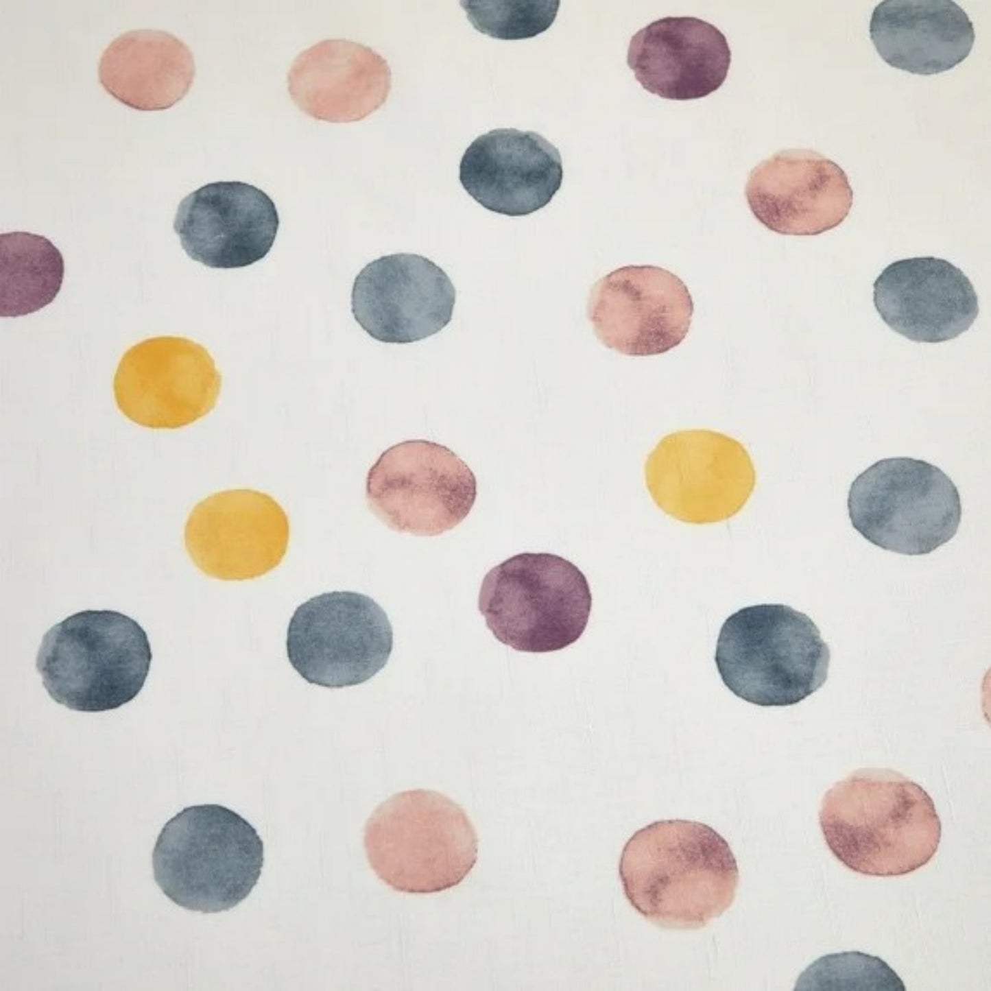 LunaLulinlk Watercolor Dots Shower Curtain, 72" X 72", Polyester