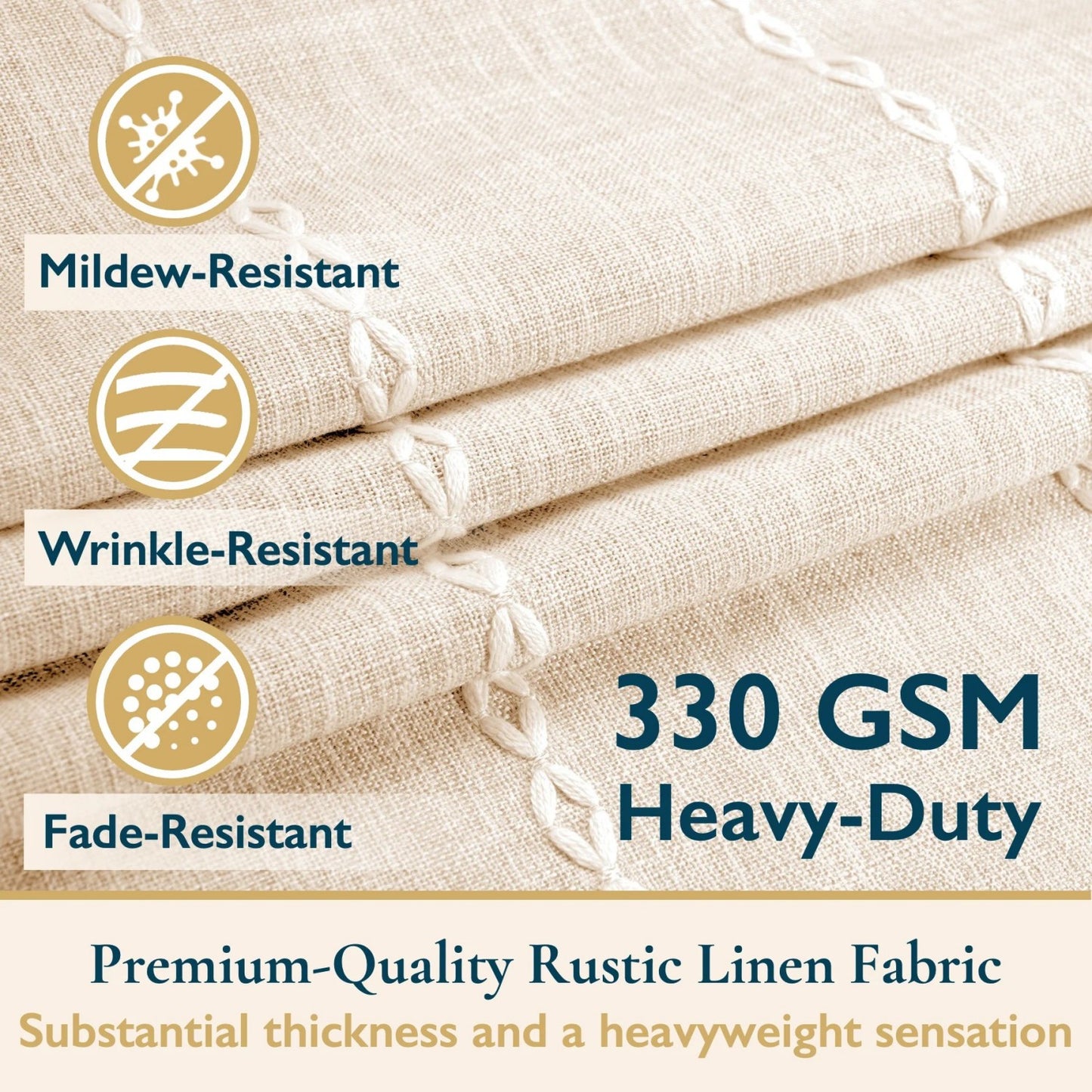 LunaLulinlk Tassel Shower Curtain Set with Hooks