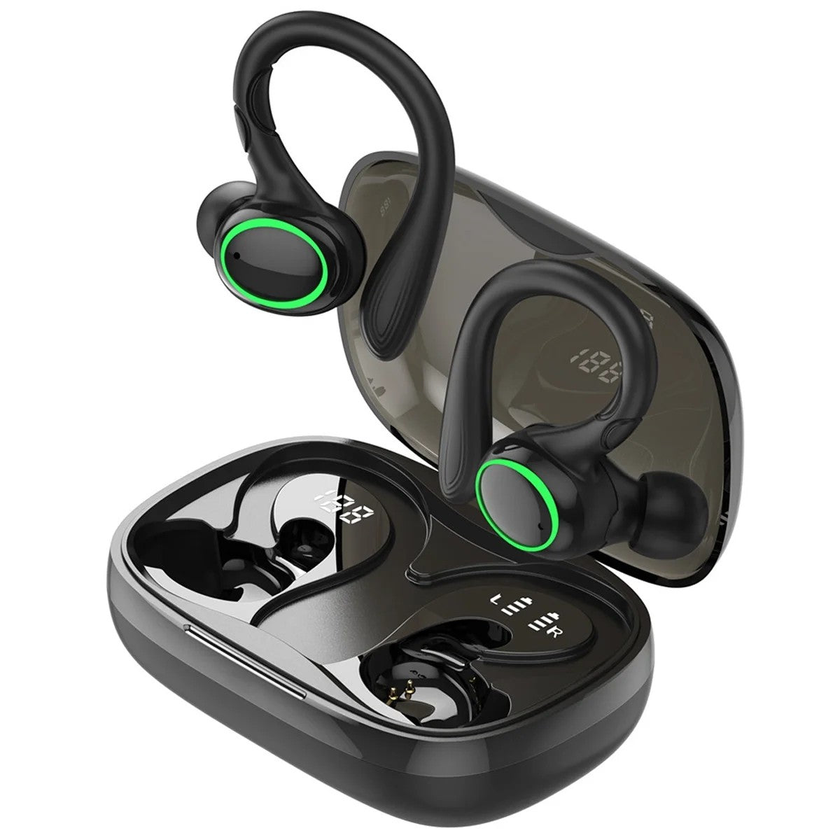 LunaLulinlk Wireless Earbuds, Bluetooth 5.3 Headphones Bass Stereo, Bluetooth Earbuds with Noise Cancelling Mic, IP7 Waterproof in Ear Earphones
