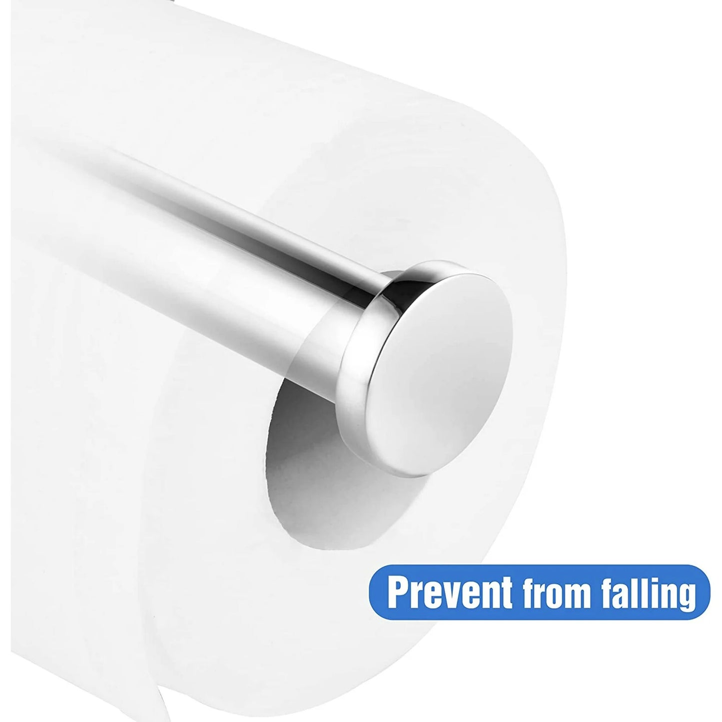 LunaLulinlk Toilet Paper Holder Wall Mount,Chrome Toilet Paper Roll Holder for Bathroom