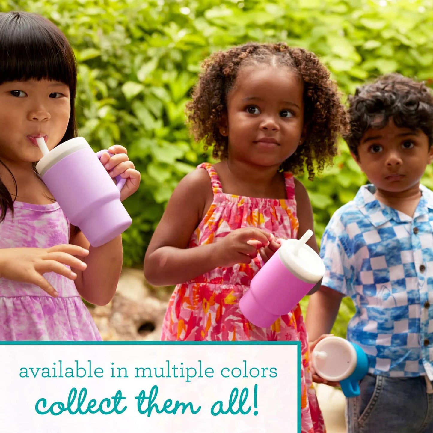 LunaLulinlk Tumbler – Adorable 9 oz. Training Cup with Toddler-Friendly Straw and Handle, Cotton Candy