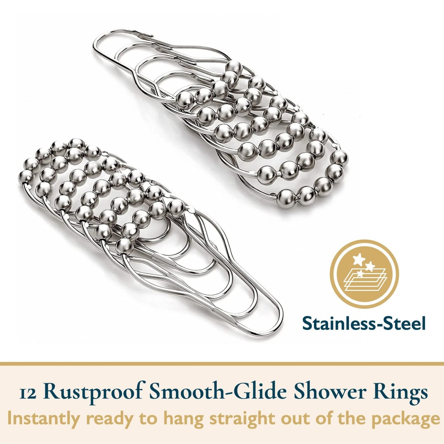 LunaLulinlk Tassel Shower Curtain Set with Hooks