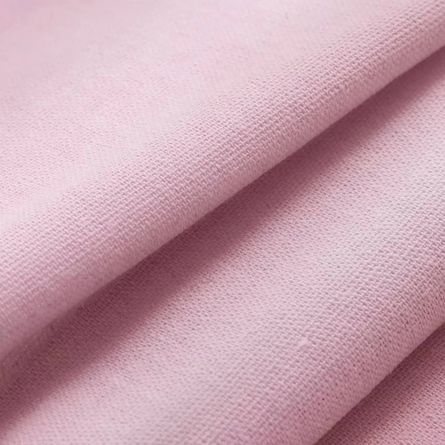 LunaLulinlk Shower Curtain with A Ruffle Hem Pink Boho Linen Shower Curtain