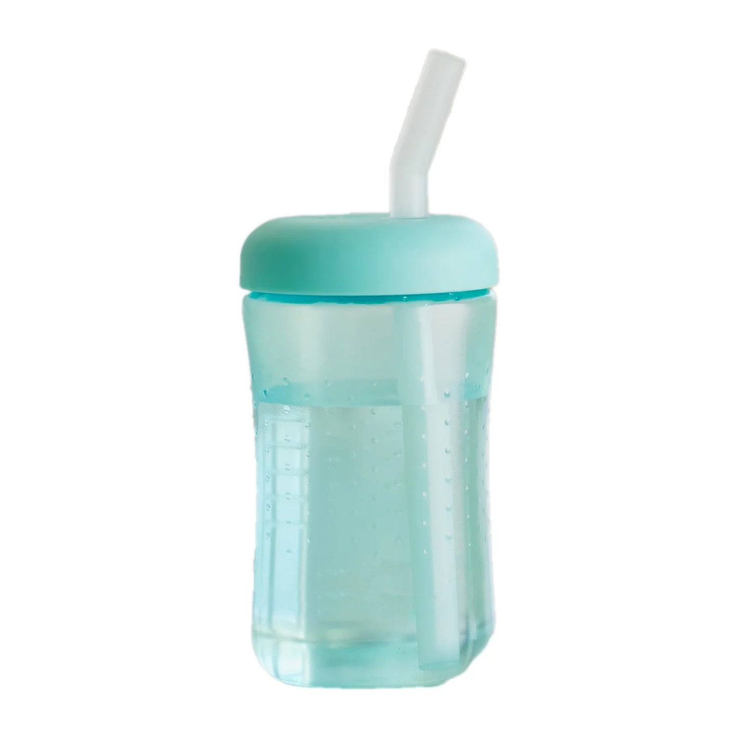 LunaLulinlk Squeezable Transition Sippy Cup with Silicone Straw - Toddler Feeding Supplies - 7 Oz - 1 Pack - Ages 6 Months and Up