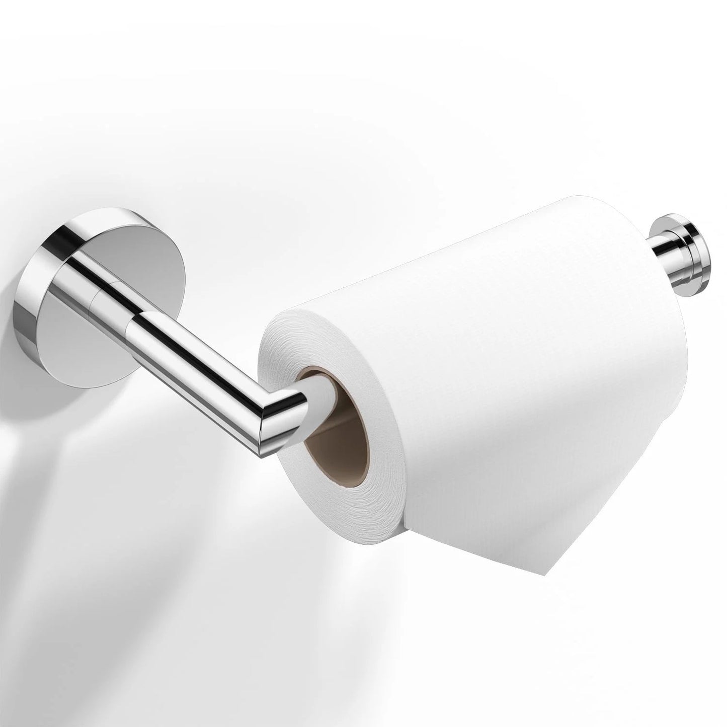 LunaLulinlk Toilet Paper Holder Wall Mount,Chrome Toilet Paper Roll Holder for Bathroom