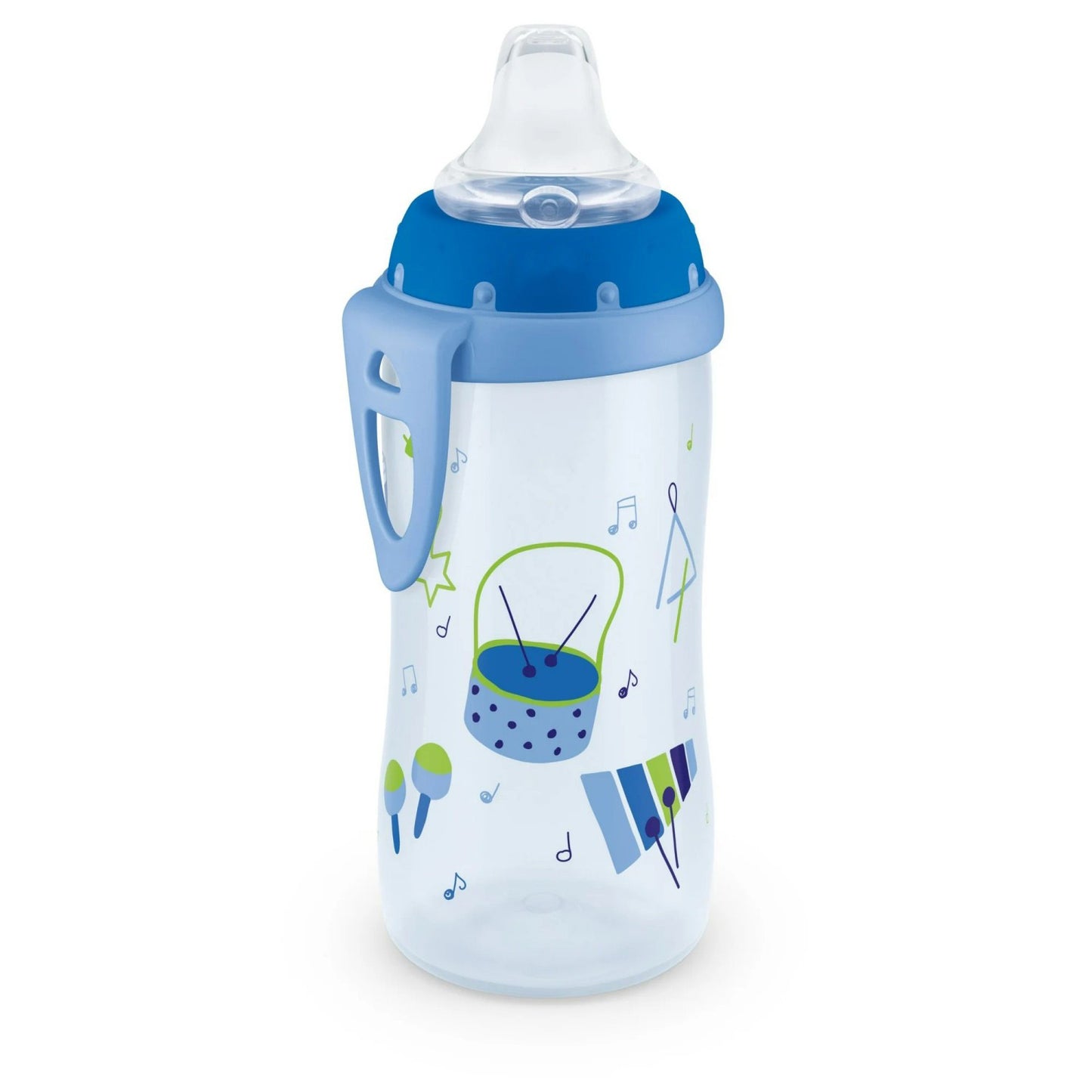 LunaLulinlk Toddler Active Cup, 10 oz Soft Spout Sippy Cup, 12+ Months, 1 Pack, Boys