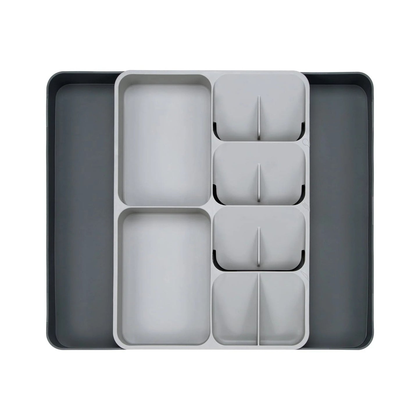 LunaLulinlk Silverware Drawer Organizer, Expandable Utensil Organizer for Kitchen Drawers, Adjustable Cutlery, Compact Drawer Divider