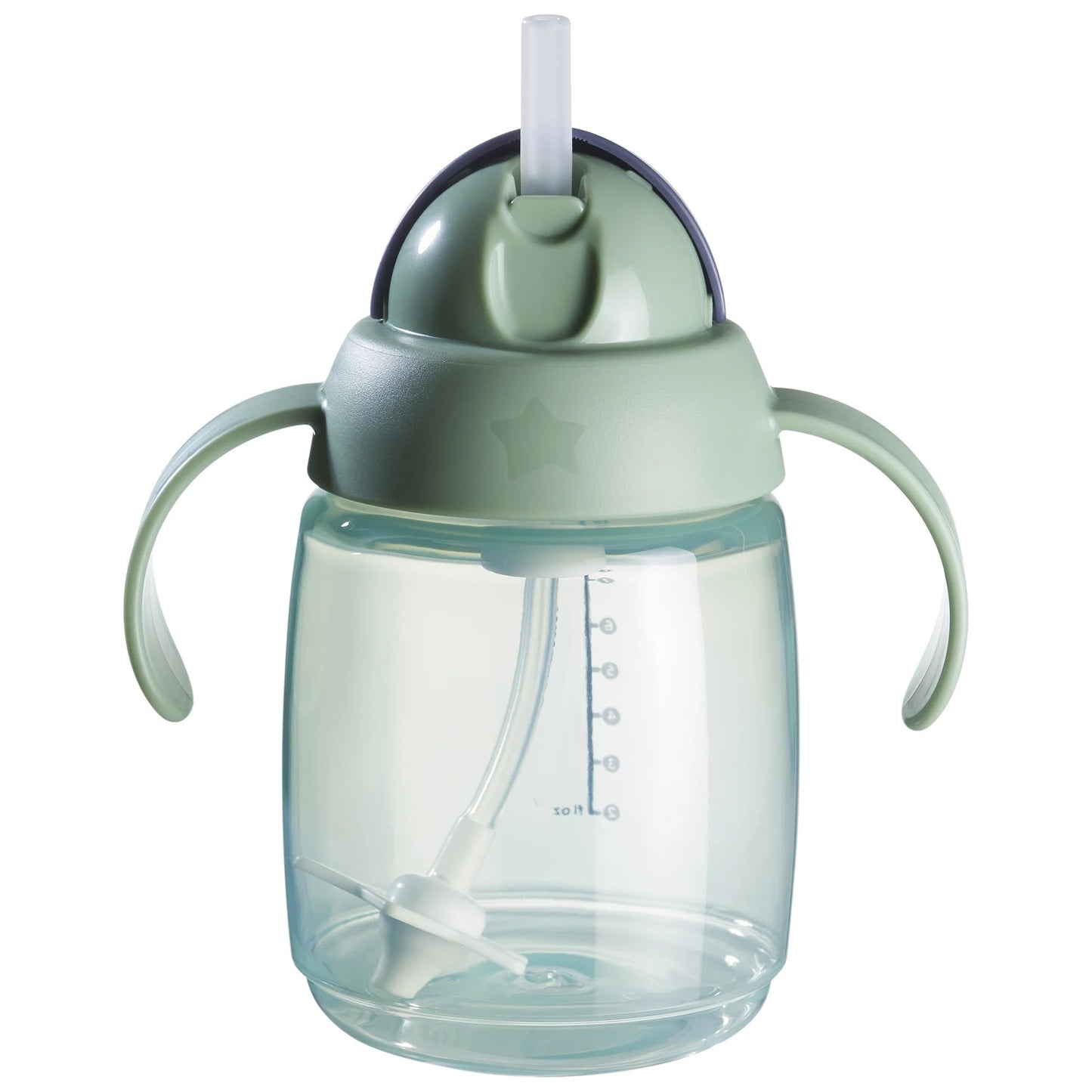 LunaLulinlk Weighted Straw Cup for Toddlers, 6 Months Plus, 10oz, Leak and Shake-Proof, Antimicrobial Technology