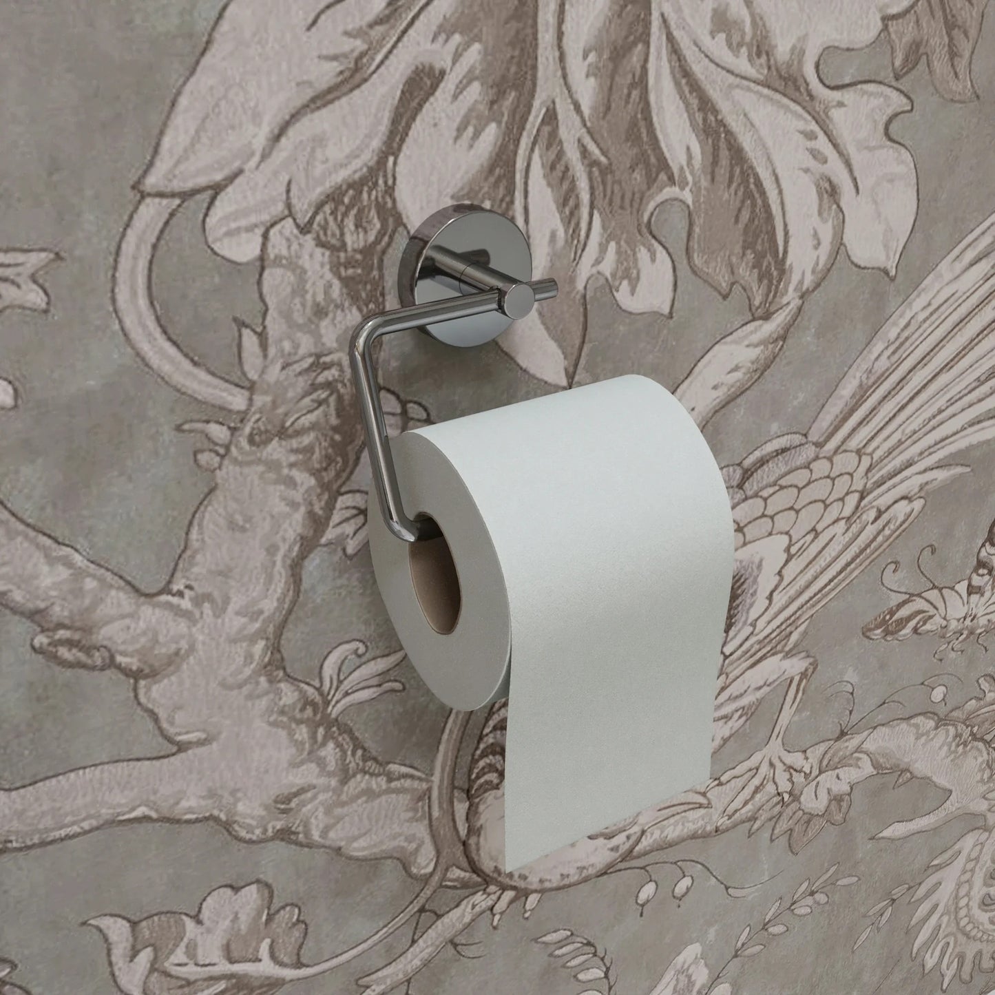 LunaLulinlk Toilet Paper Holder, Easy-to-Fit Flexi Fix Bracket, No Drilling Required