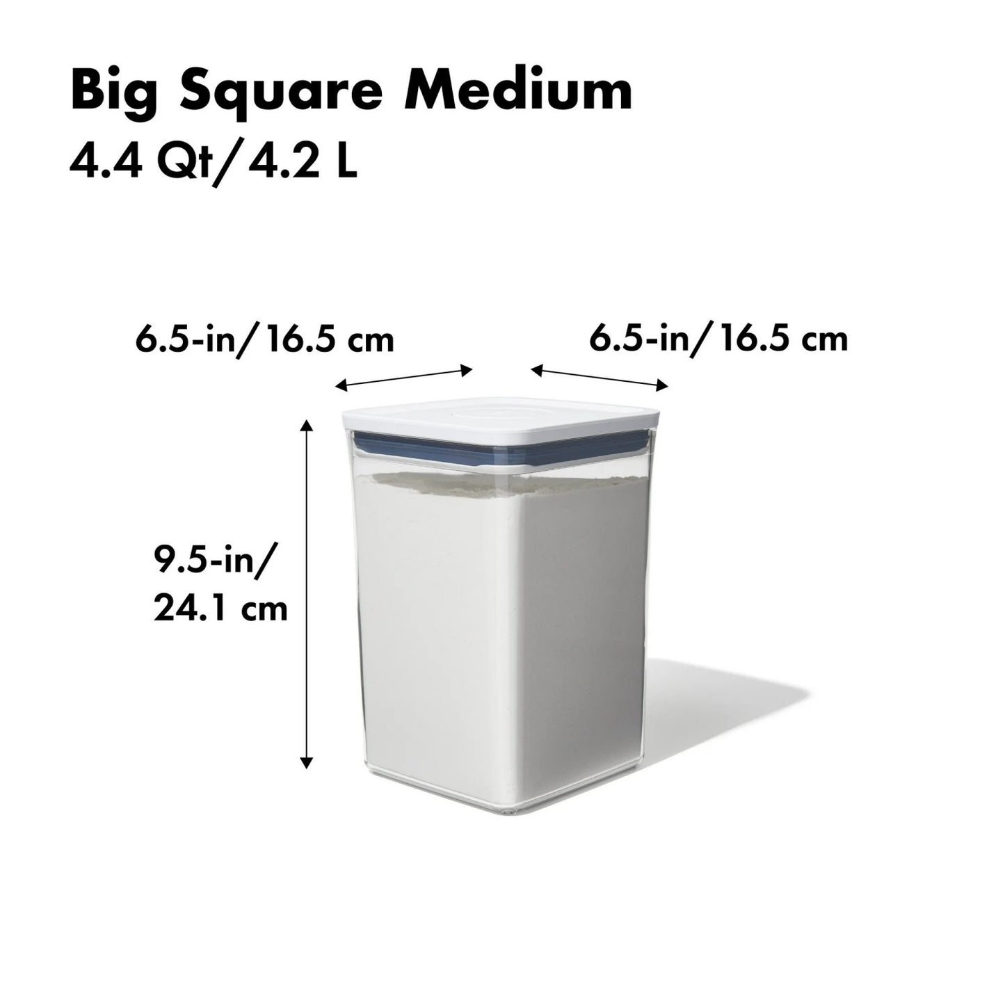 LunaLulinlk Softworks POP Container - Big Square Medium 4.4 Qt