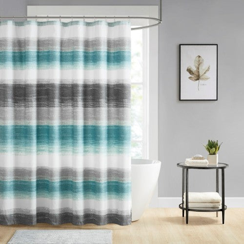 LunaLulinlk Stripe Print Shower Curtain 72x72"