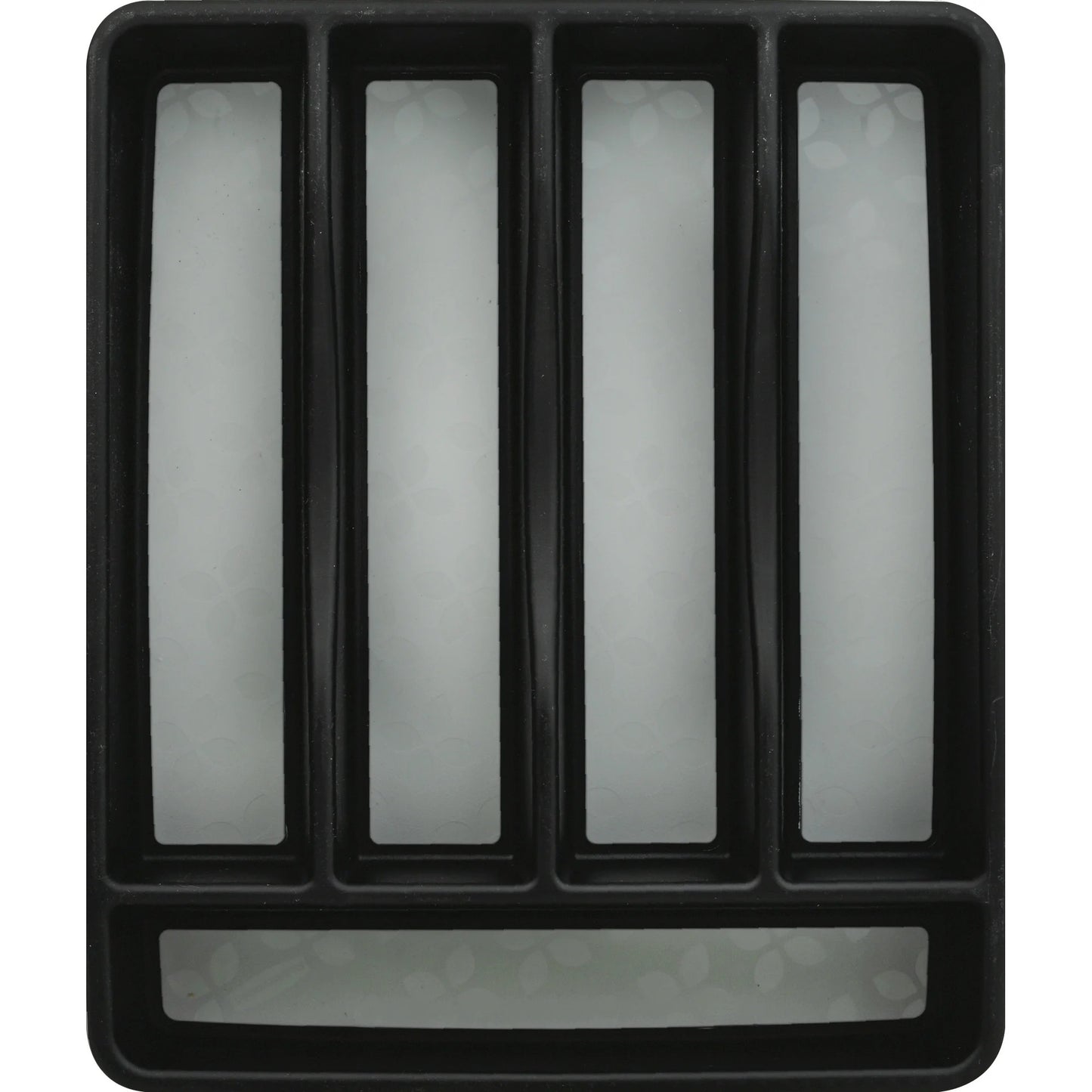 LunaLulinlk Silverware Organizer, Small, Black