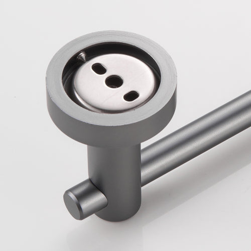LunaLulinlk Toilet Paper Holder Gun Grey Thicken Space Aluminum Toilet Roll Holder